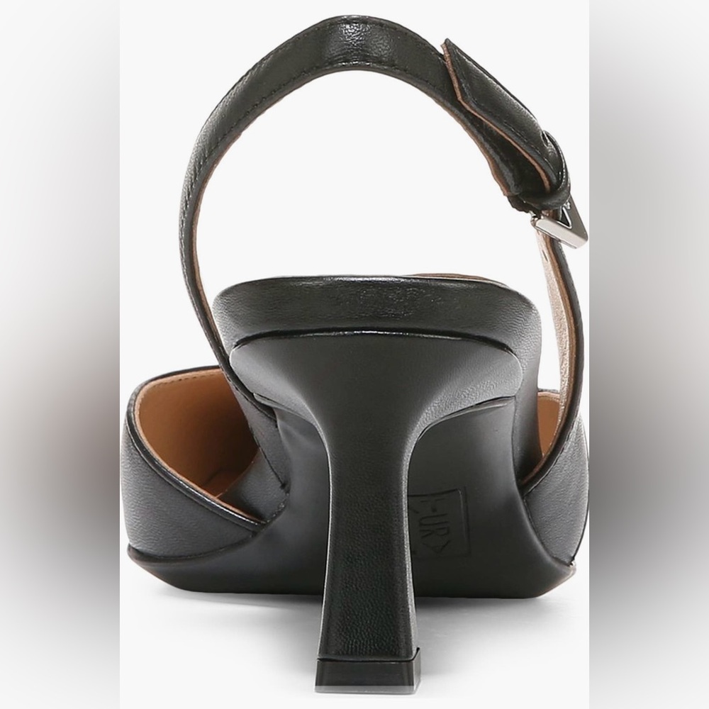 Naturalizer Black Dalary Slingback Pump Size 8.5 Wide Width - Picture 7 of 13